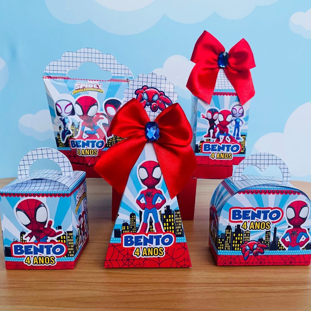 Kit Festa  Personalizados Spidey e Seus Amigos Espetaculares HOMEM ARANHA  | Lembrancinhas | Festa infantil | já vai sem