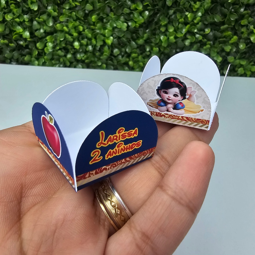 Forminha para Doces Brigadeiro BRANCA DE NEVE CUTE BABY - Personalizados - Festa infantil - Aniversário