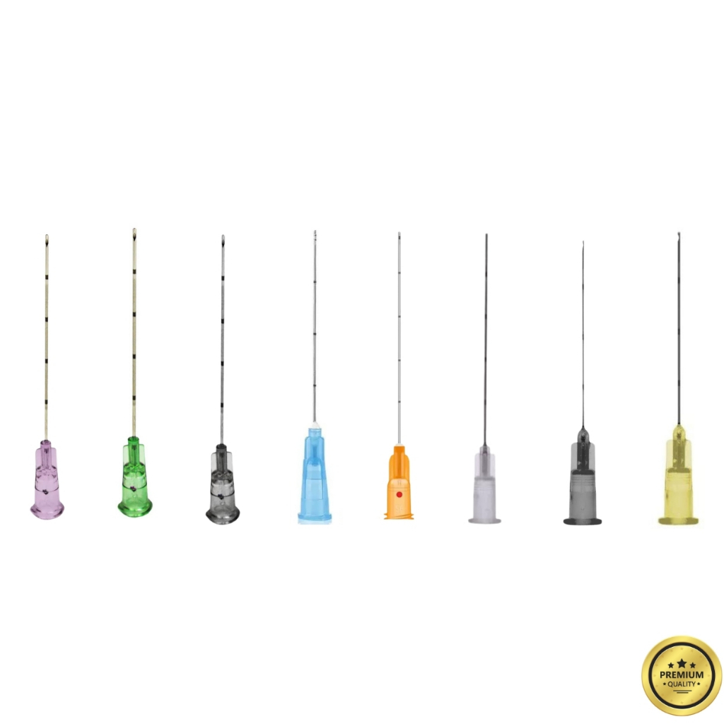 Microcânulas C/ Agulha Auxiliar - 10 Unidades