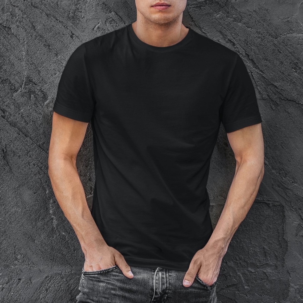 Camiseta Masculina Camisa Basica Preto Varias Cores 100% Algodão Premium