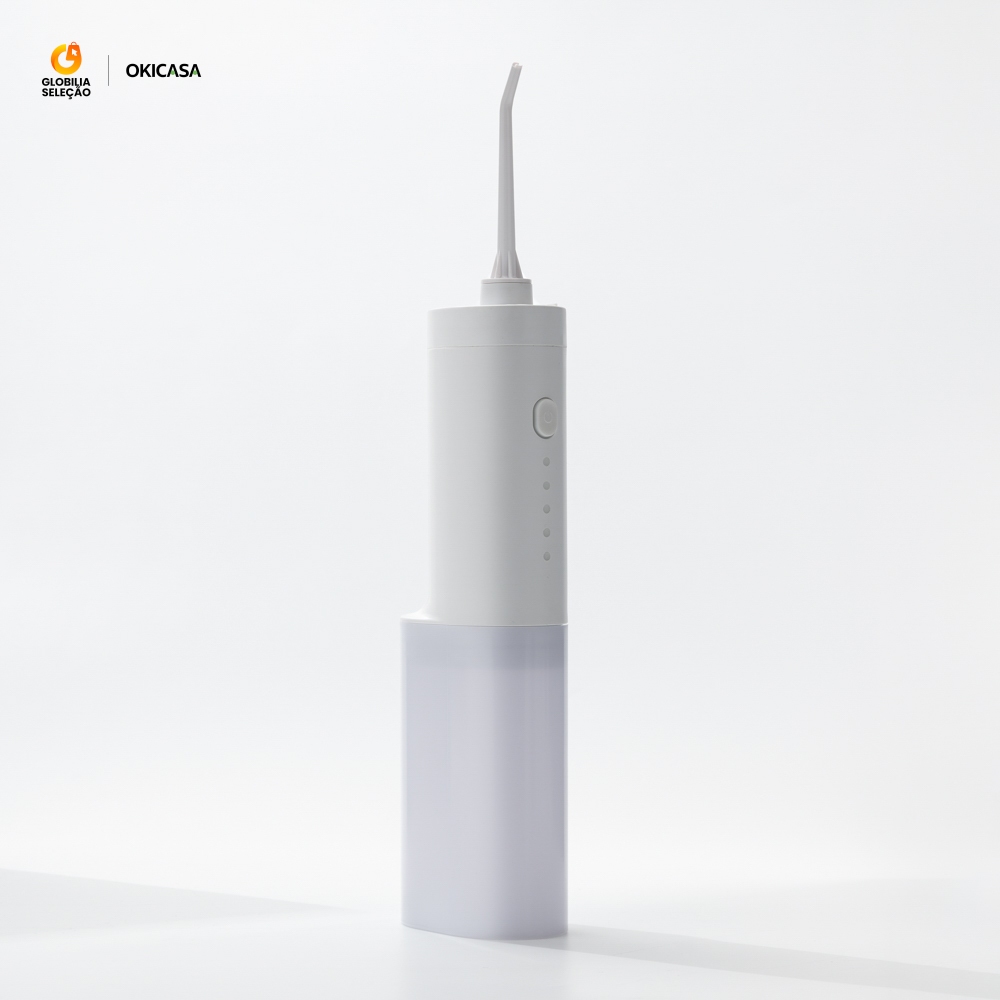 Irrigador Oral Fio Dental 220ml Recarregável Portatil com 3 Modos DIY E Dicas Para família ou viagem