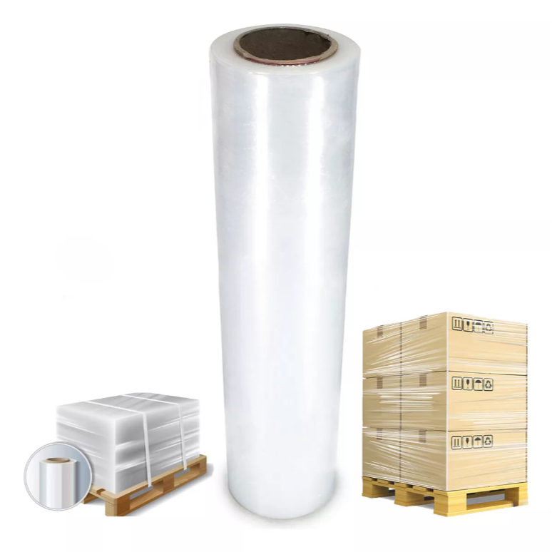 Filme Stretch bobina de 50 cm - 300% esticável (1KG 2KG 3KG 4KG) Com e sem TUBETE - Envio Imediato