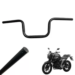 Guidão Para Moto Yamaha Ybr Factor Fazer 150 Preto C/Peso Todos Os Anos