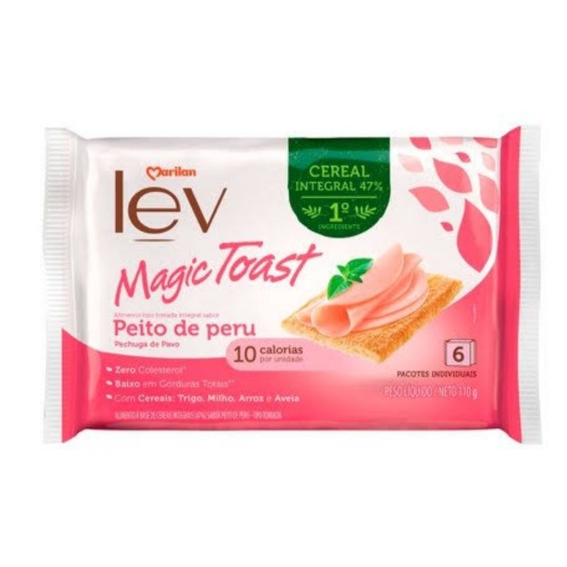 Torrada Marilan Magic Toast Peito De Peru 110g