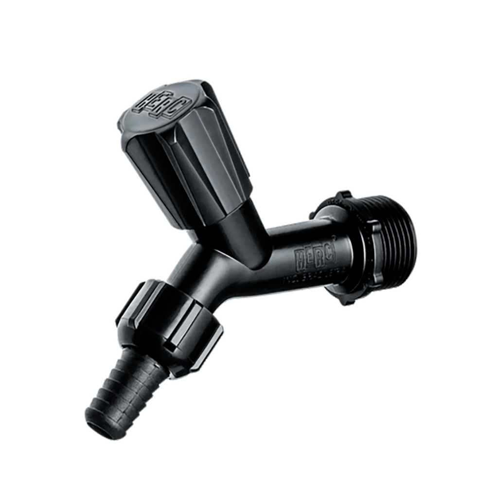 Kit com 12 Torneira Jardim Preta 1/2 E 3/4 Herc Ref-1128