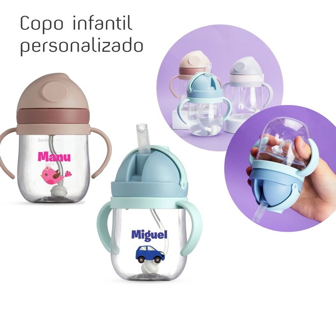 Copo de Transição Infantil 350ml Personalizado Como Desejar