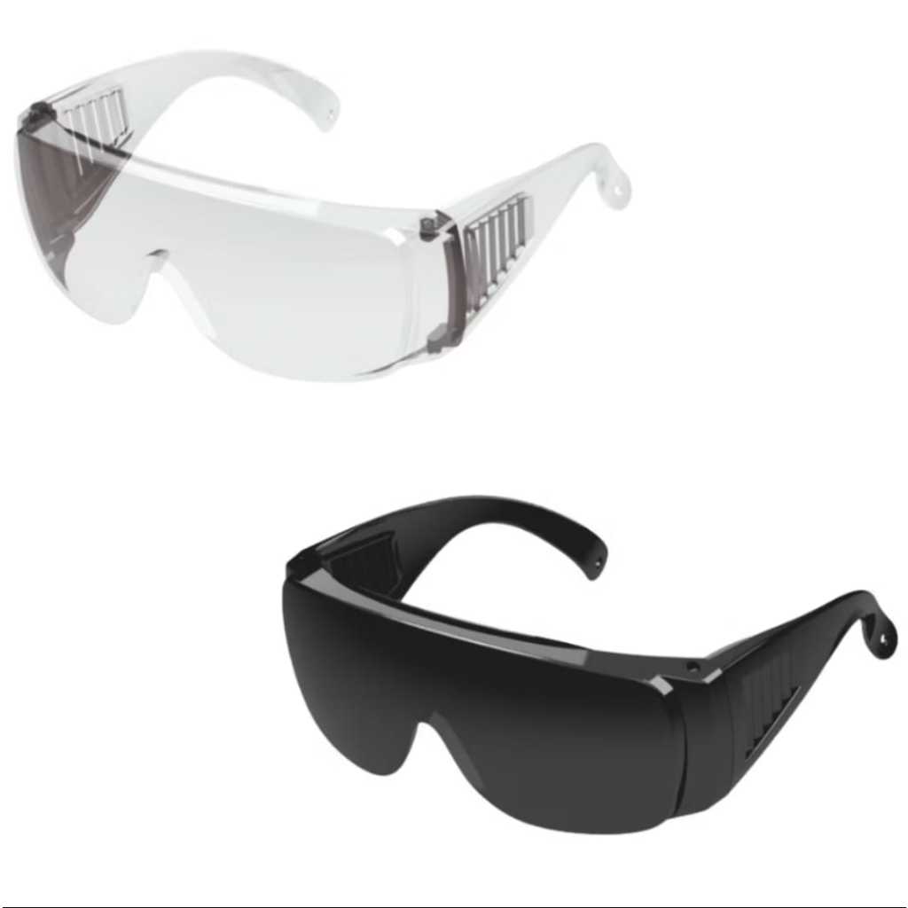 Óculos De Proteção Incolor Sobrepor Óculos De Grau Epi em Oferta na Shopee