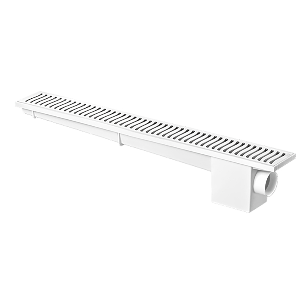 Ralo Linear Modulavel Sifonado 50cm Branco Herc em Oferta na Shopee