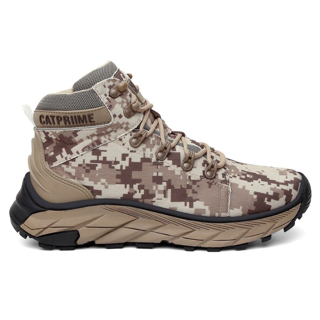 Bota Coturno Lançamento Camuflado Militar Palmilha Gel C.A