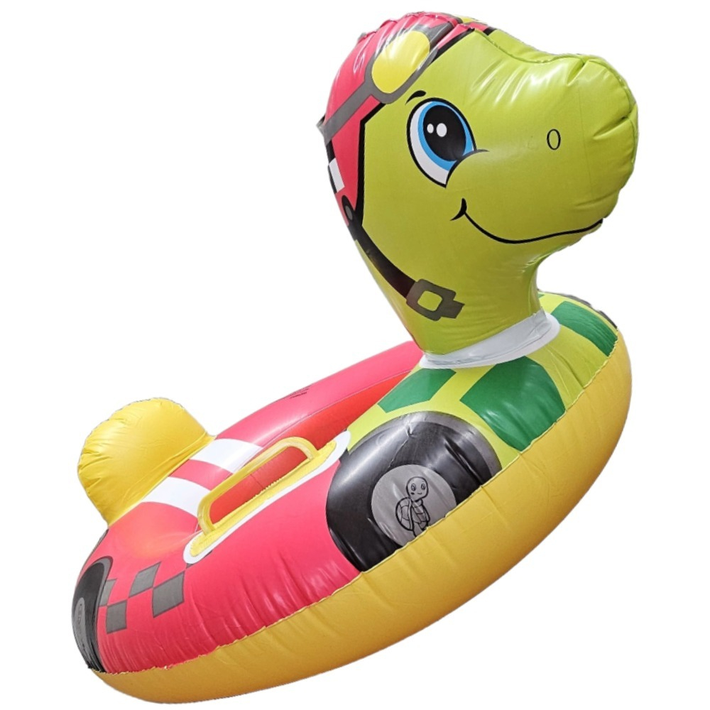 Boia Inflável 3D Tartaruga Com Assento e Apoio para os Pés - Resistente - Certificado Inmetro em Oferta na Shopee