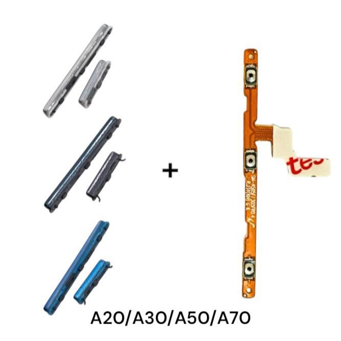 Flex Power Volume BOTAO EXTERNO Compatível Samsung A20 A30 A30s A50 A70