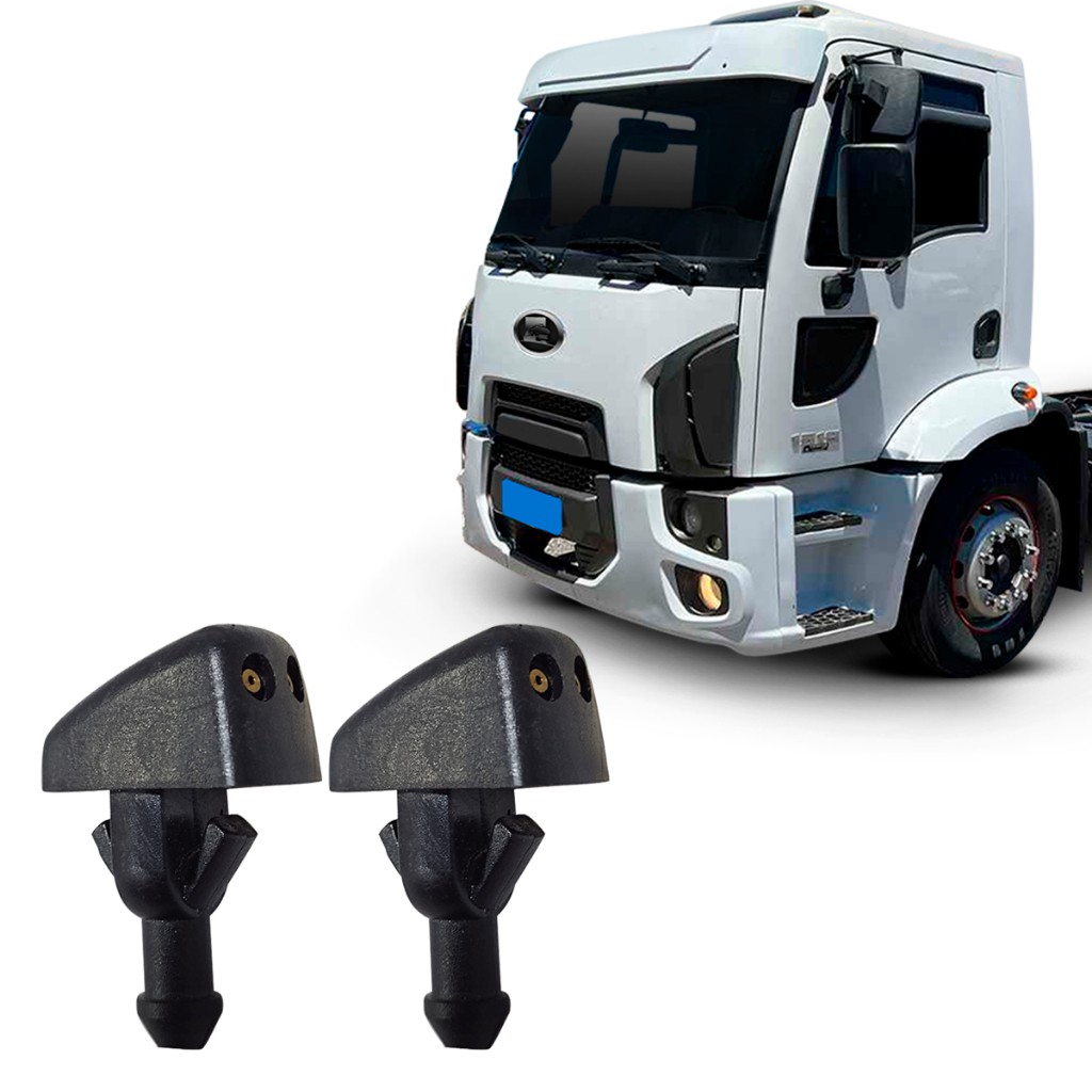 Brucutu Bico Ejetor Esguicho de Água Limpador do Para-brisa Ford Cargo 4132664 em Oferta na Shopee