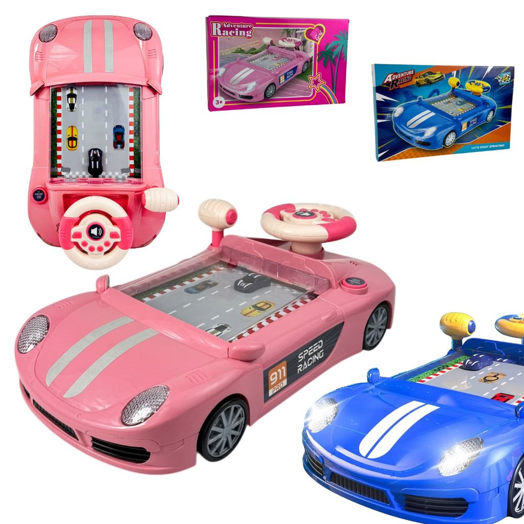 Mini Carrinho Brinquedo Simulador De Corrida De Carro Com Volante Com Ventosa