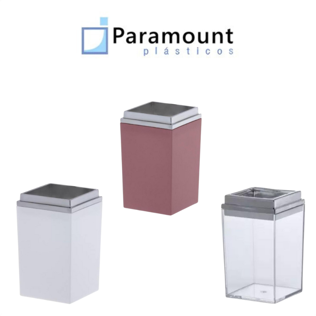 Porta Escova de Dentes para Bancada Paramount em Plástico em Oferta na Shopee