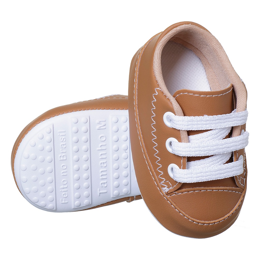 Tênis Menino Infantil Recém Nascido Confortável Bebezinho Delicado 0 a 11 Meses Macio Promoção
