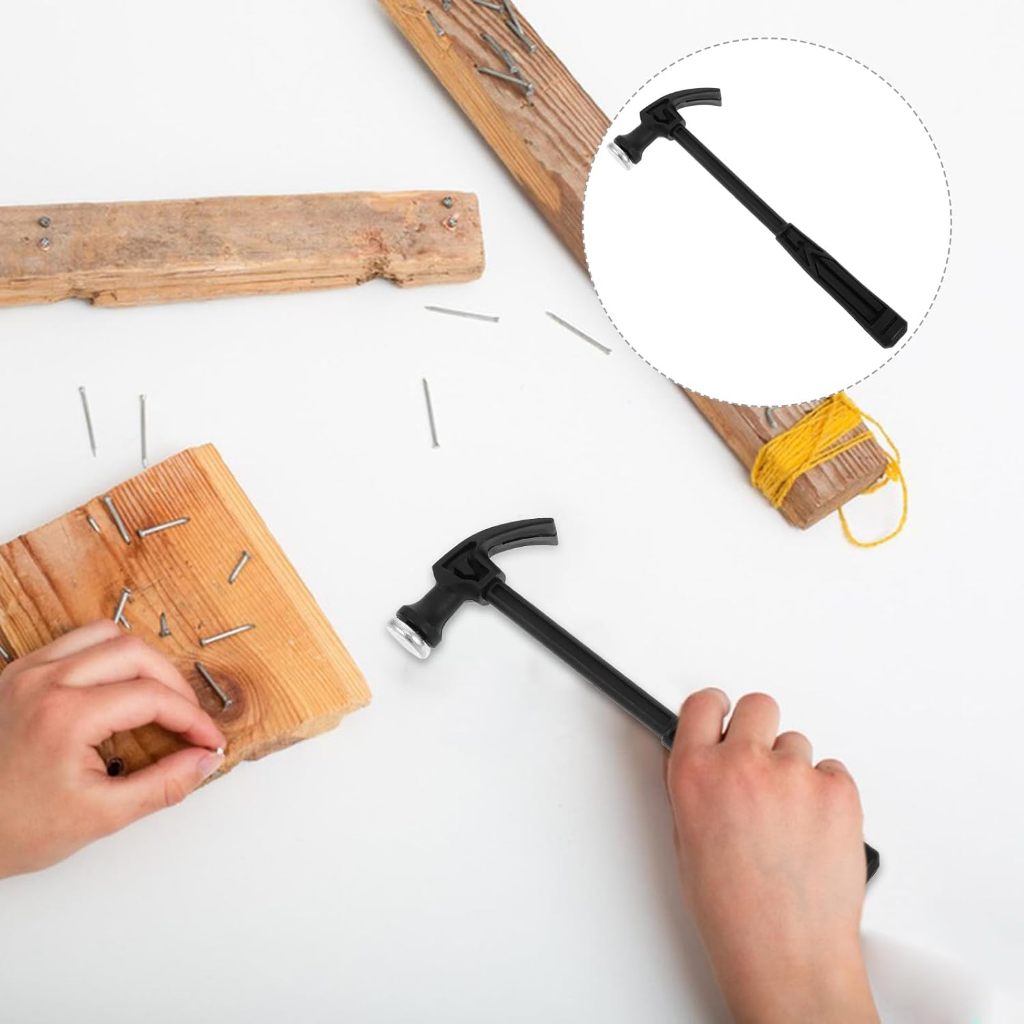 Martelo Com Ponta De Aço Ferramentas Resistente Reforma Casa Chave Philips Fenda Martelo De Orelha em Oferta na Shopee