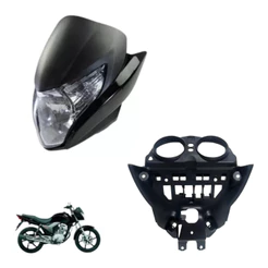 Frente Farol Completa E Aranha Para Titan 150 Flex 2011 A 2013