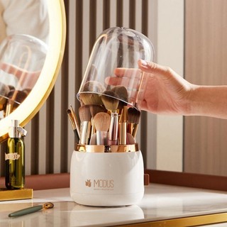 Rotação Organizador Portátil 360º De Mesa Cosmético Maquiagem Porta-escovas Batom Tubo Tr…