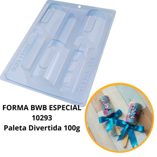 1~4 lançamento bwb forma silicone bwb paleta divertida 100g 3 partes cod 10293 páscoa 2025 em Oferta na Shopee