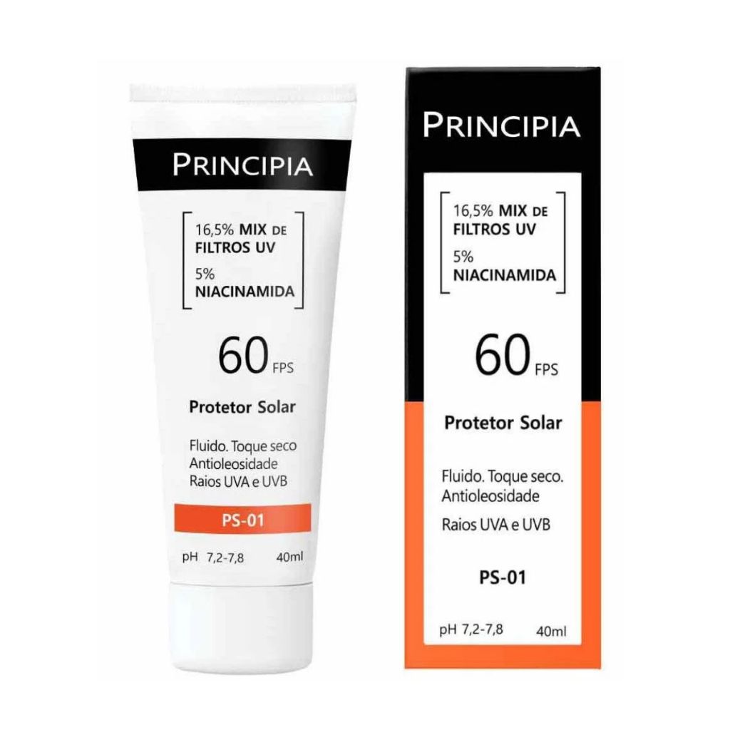 Protetor Solar Principia PS-01 FPS60 Com 40ml