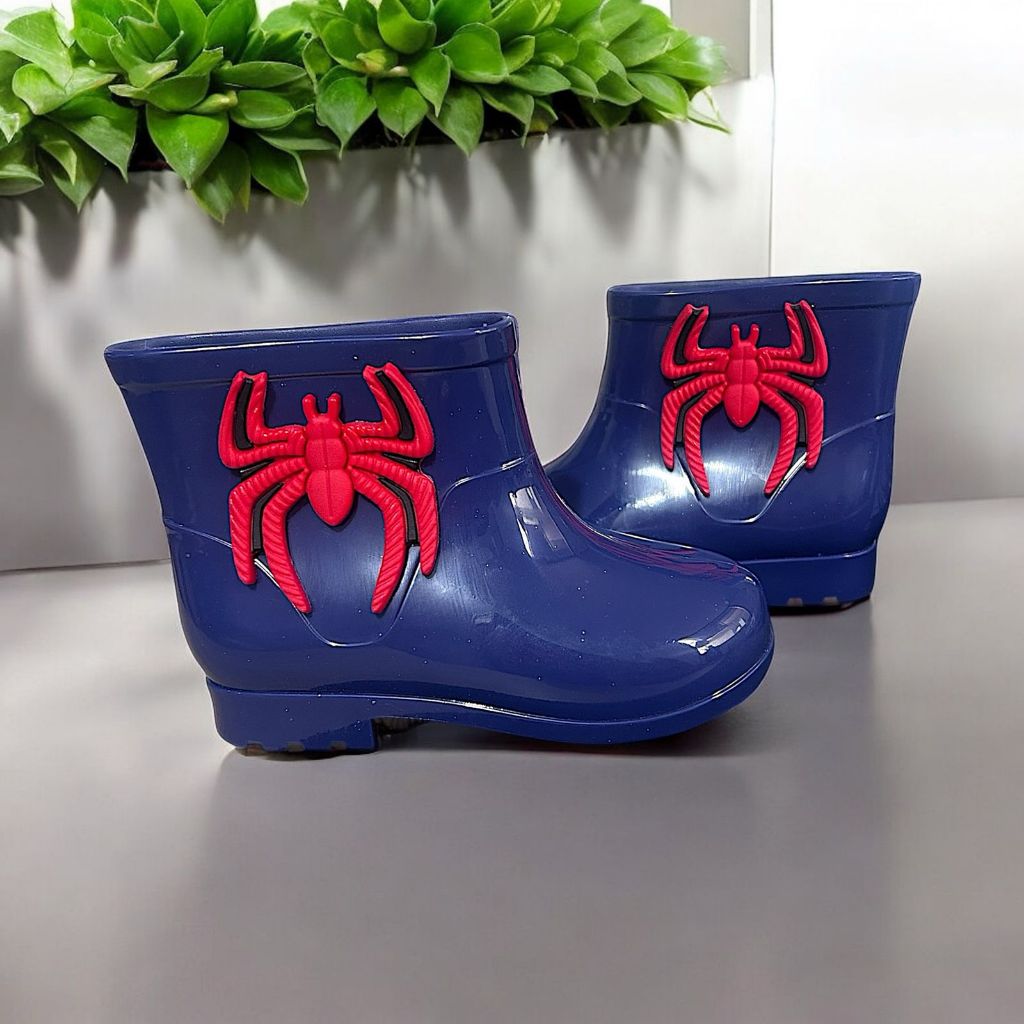 Galocha Infantil Menino Aranha Botinha Injetada Bota Personagem Confortável Macio