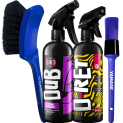 Kit Lavagem Rodas Pneus D-ret Dub Boyz Descontaminante Ferroso Iron Skunk Dub Boyz Escova Pincel