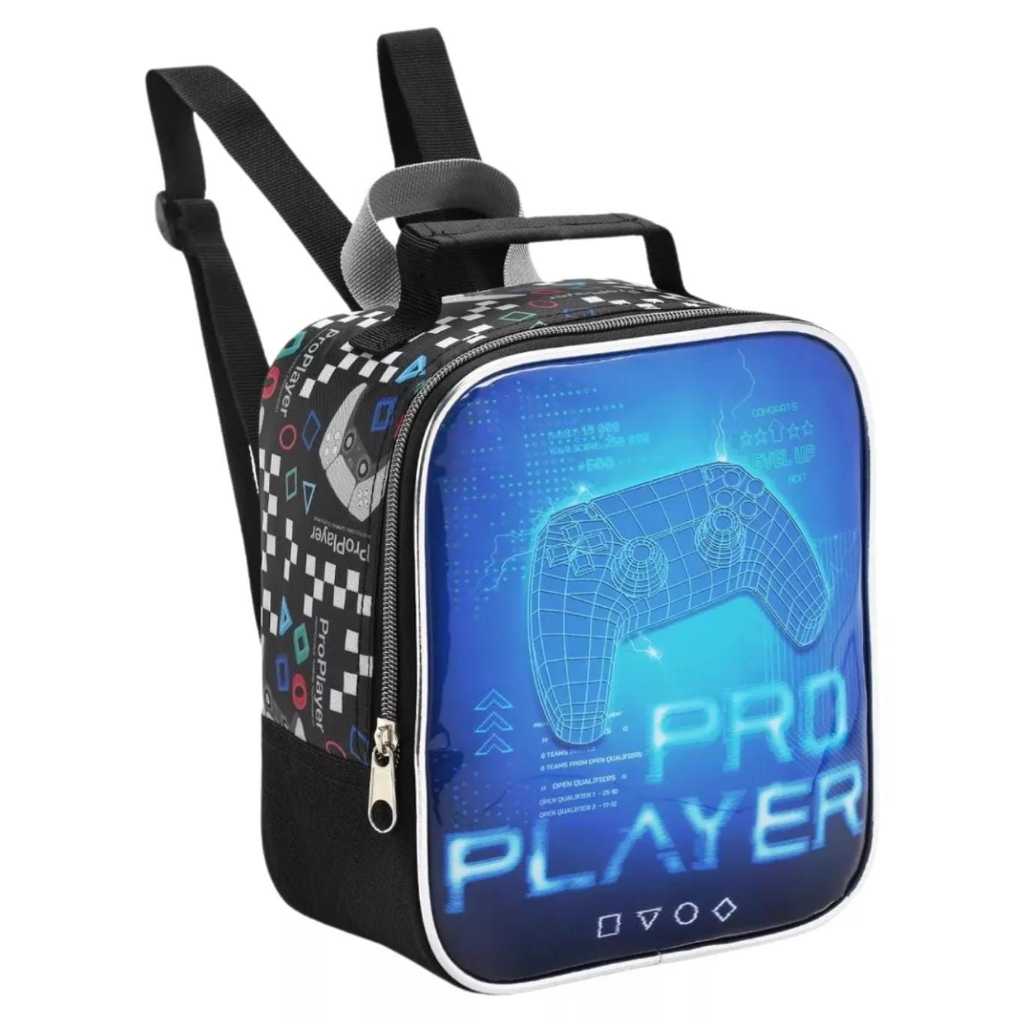 Lancheira Ou Estojo Escolar Menino Pro Player Seanite Melhor - Miniatura 2