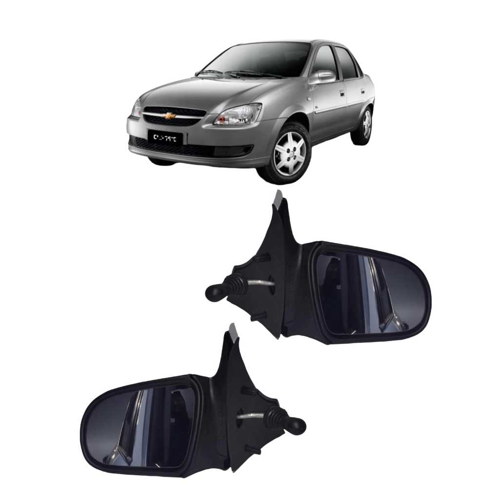Par Retrovisor Corsa Classic Sedan Pick-up Wogan Sw 94 95 96 97 98 99 2000 01 02 03 04 05 06 07 08 09 2010 11 12 13 14