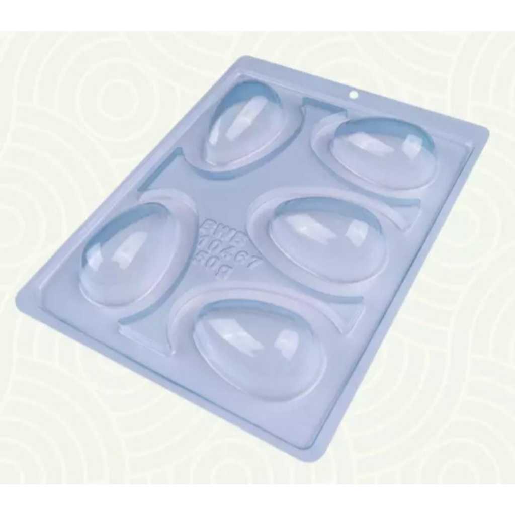 FORMA OVO DE PASCOA 50G  SILICONE CÓD: 10467 CHOCOLATE em Oferta na Shopee