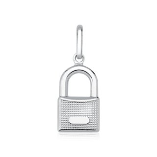 Pingente Feminino de Prata 925 Cadeado em Oferta na Shopee