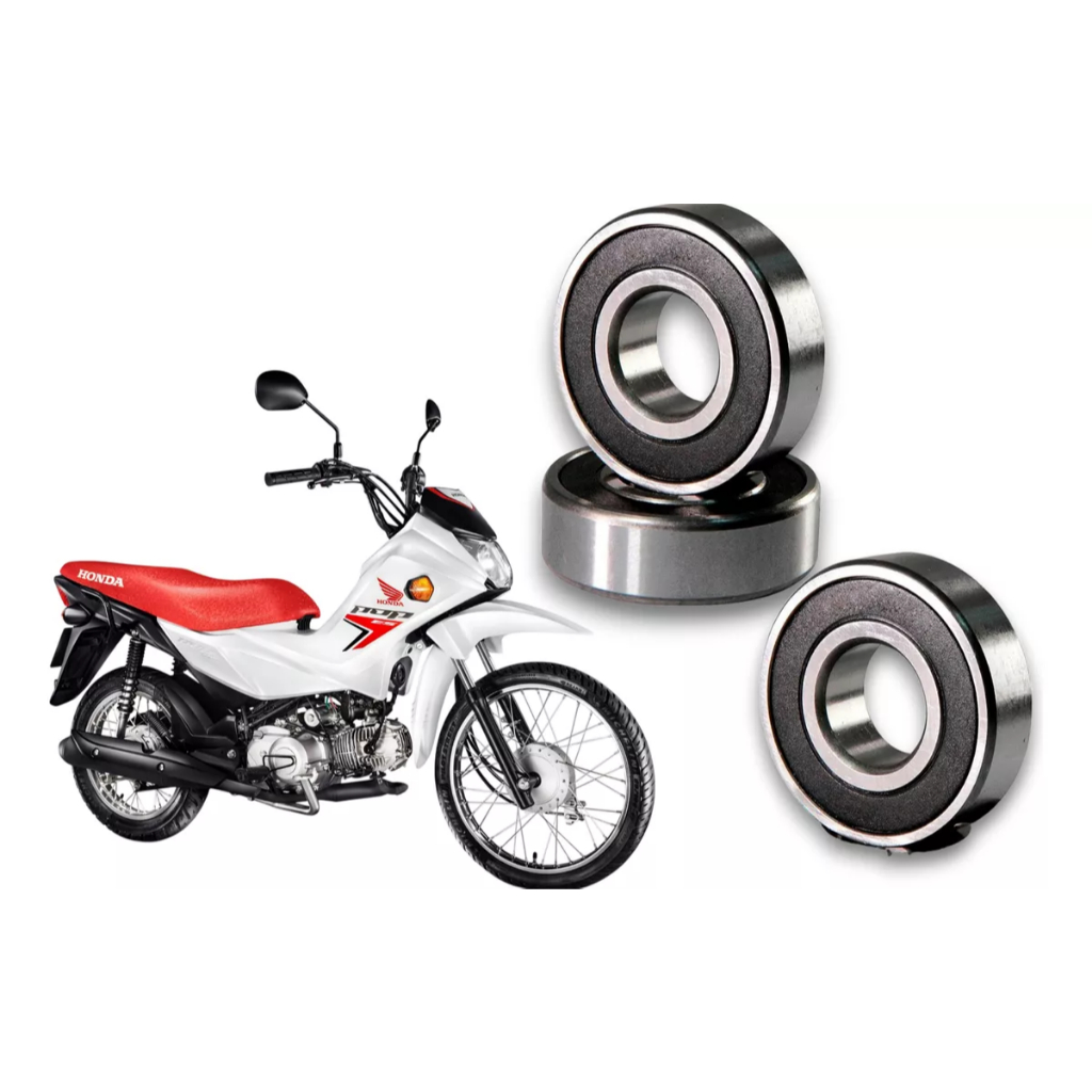 Rolamentos Roda Traseira Honda Pop110i Pop 110 Es 2025