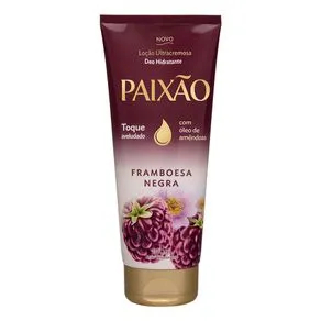 Hidratante Paixão Framboesa Negra com Hibisco Ultracremoso ação desodorante 200ml em Oferta na Shopee
