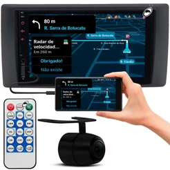 Multimidia 7" Polegadas S10 e Blazer Pitbull 2001 a 2011 Android Auto CarPlay + Câmera de Ré