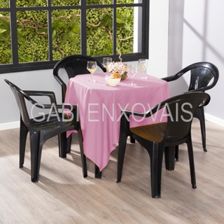 Kit 10 Toalhas Forro De Mesa Oxford 1,50x1,50 Festa Buffet/Decoração Promoção em Oferta na Shopee