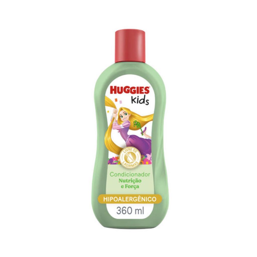 Condicionador Infantil Huggies Kids Enrolados Nutrição E Força 360ml em Oferta na Shopee