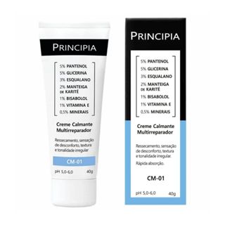 Creme Calmante Principia Multirreparador CM-01 Com 40g em Oferta na Shopee