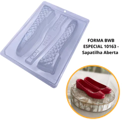 1~4 Forma bwb com silicone (3 partes) cod 10163 - Sapatilha Aberta dia das mães