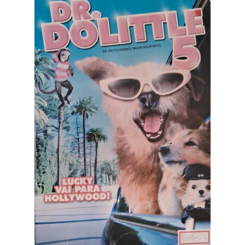 DVD - Dr.Dolittle 5 - Vira latas de um Milhão de Dólares