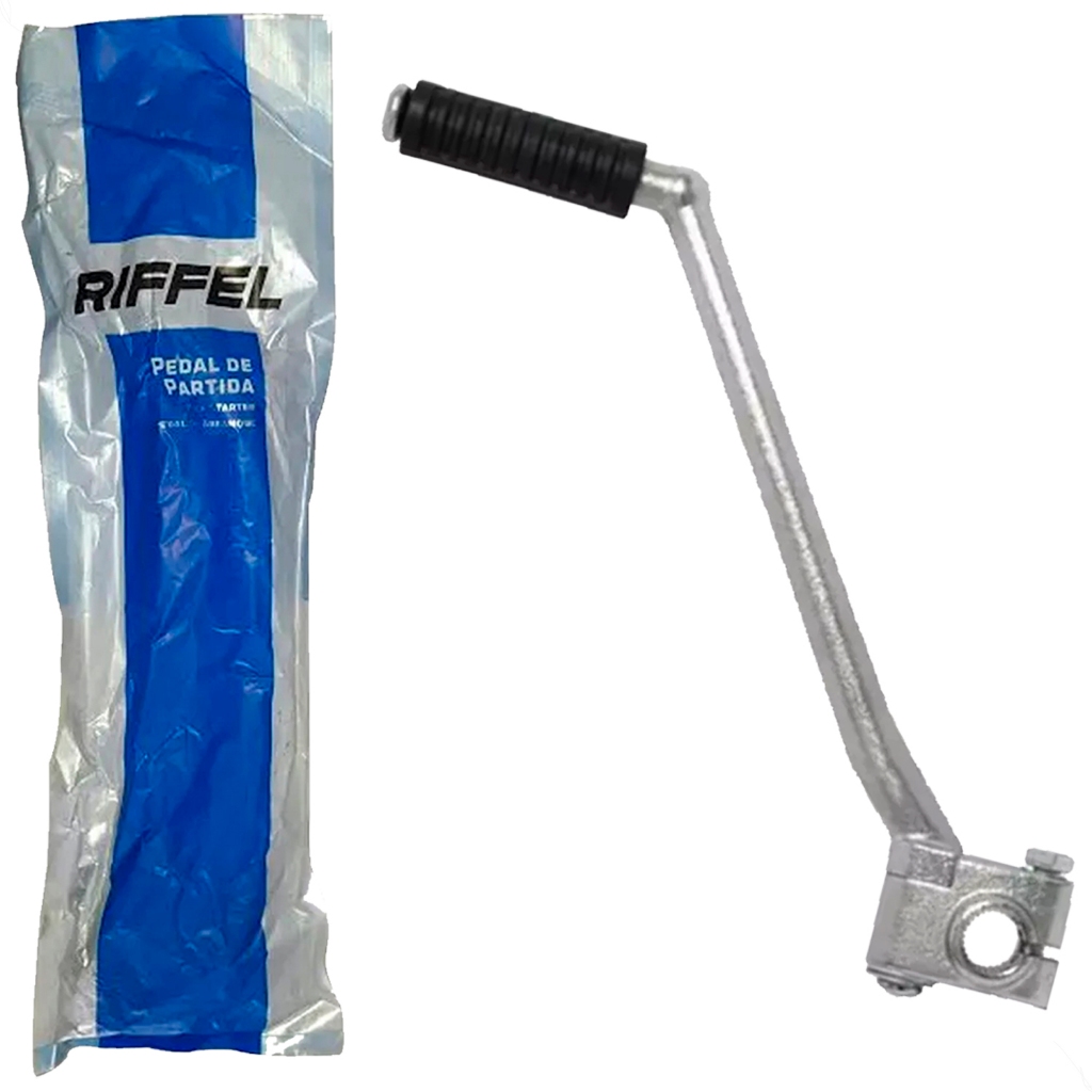 Pedal Partida Titan 125 00/ Bros 125 03/05 Akt 125 Riffel em Oferta na Shopee