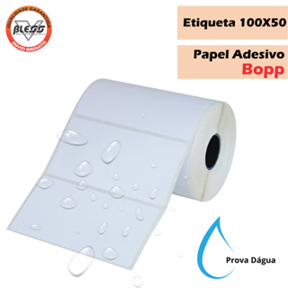 Etiqueta BOPP 100x50 - 05 Rolos em Oferta na Shopee