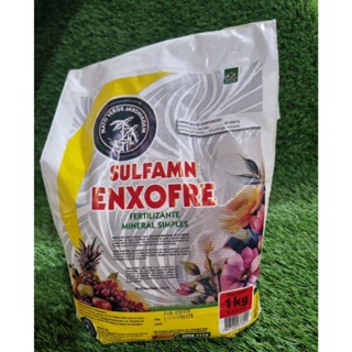 Fertilizante Mineral Enxofre Sulfamn 1 Pacote 1kg Orgânico em Oferta na Shopee