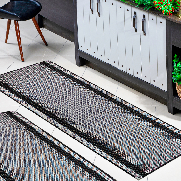 2 Pçs Passadeira 180x0,66 + Capacho 80x50 Sisal Antiderrapante Ponteiras nas Laterais Lancer em Oferta na Shopee