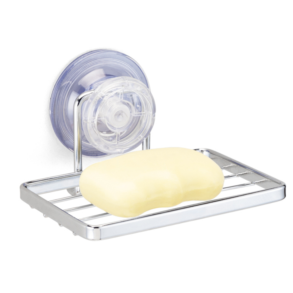 Saboneteira Cromada Sucção 1347 - Arthi em Oferta na Shopee