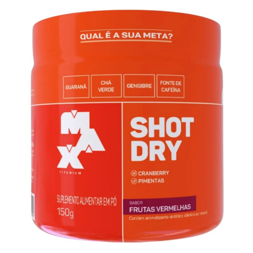 Shot Dry 150g - Max Titanium em Oferta na Shopee