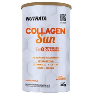 Collagen Sun Colageno 300g Laranja - Nutrata - Com Acido Hialuronico em Oferta na Shopee