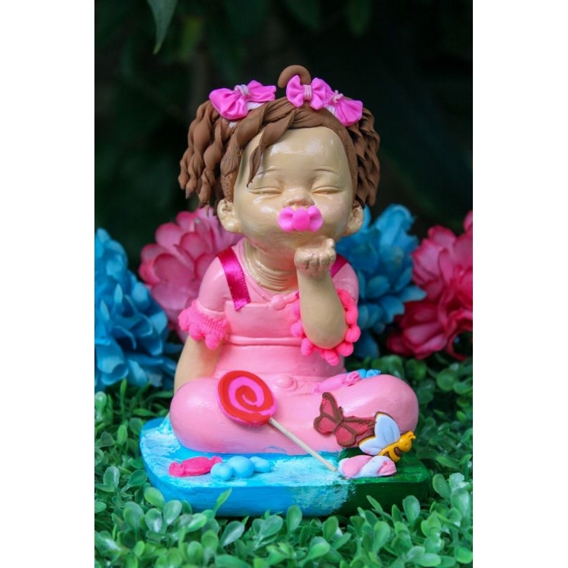 Imagem de Erê Rosinha 18cm personalizada (leia a descrição).