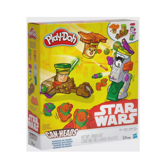 Play-Doh Massinha De Modelar Star Wars Can-Heads Missão Wm Endor - Hasbro B2524
