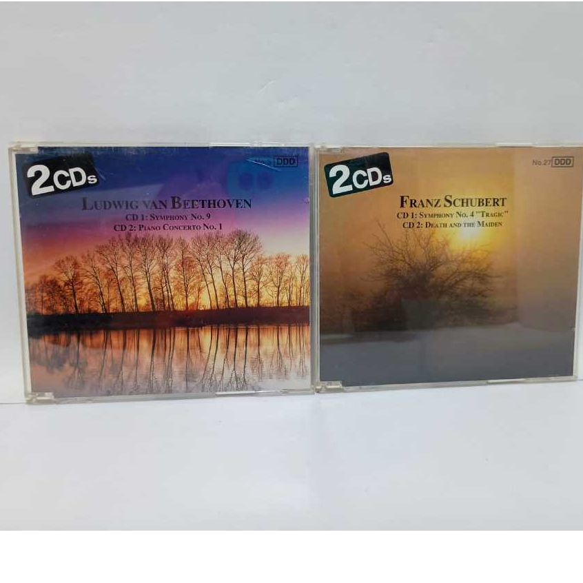 Cd Franz Schubert e Ludwig van Beethoven Duplo (Usado)