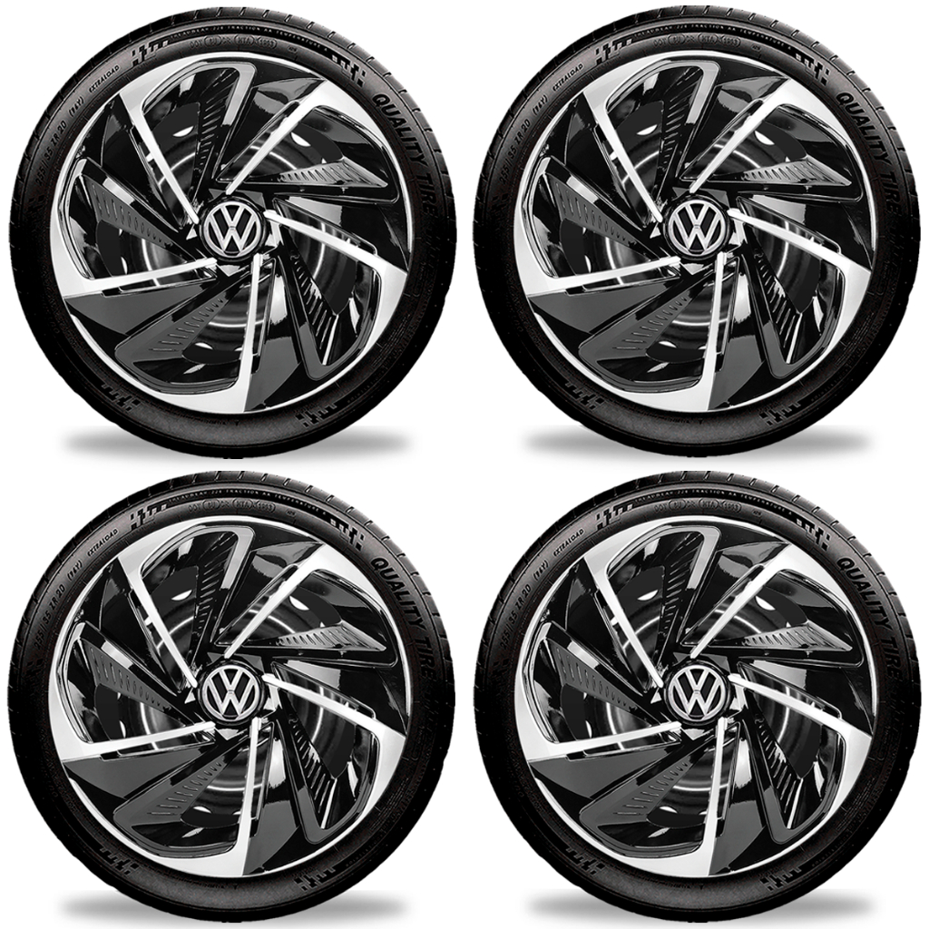 Jogo 4 Carlota Esportiva Aro 14 Vw Gol G1 G2 G3 G4 G5 Up