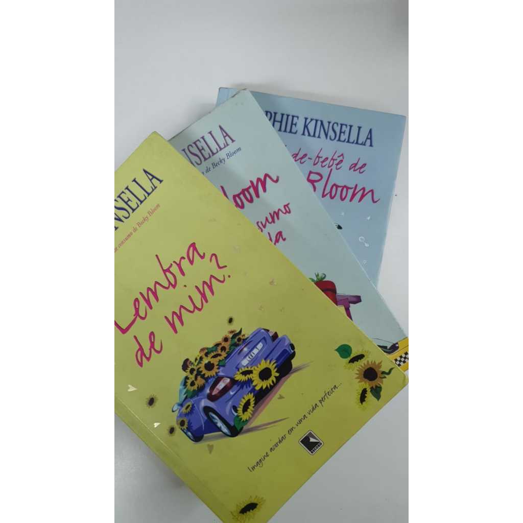 3 Livros Lembra de Mim? / Becky Bloom Delírios de Consumo na Sº Avenida / O Chá-de-Bebê de Becky Bloom V6644
